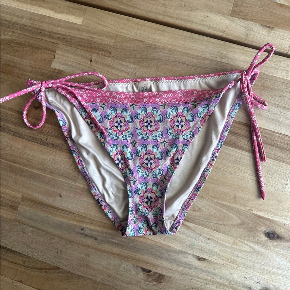 Victoria's Secret Pink Floral Bikini Bottoms